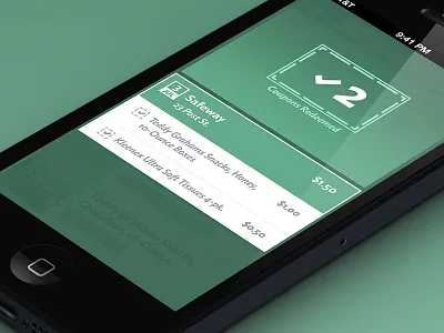 Redeemed Mobile UI design device interface iphone mobile redeem retina ui