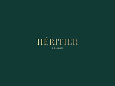 Heritier London Branding branding agency dubai designer dubai digital agency dubai dubai branding fashion brand design fashion branding fashion logo heritier logo design luxury brand logo luxury branding luxury logo luxury typography marketing agency dubai packaging