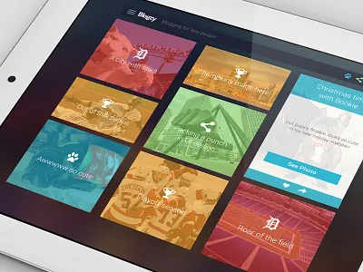 Blogzy - Blogging for lazy people blog blogging blogzy design minimalistic responsive theme ui ux web website