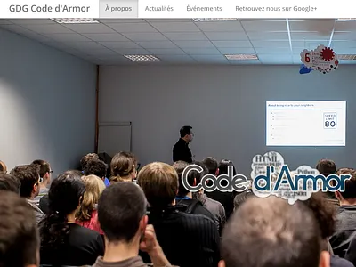 Code d'Armor webupdate bootstrap code darmor developer gdg google responsive webdesign website