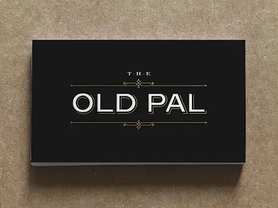 Old Pal Card Mock athens bar best drinking town in the nation ga monogram o old pal p pub tavern