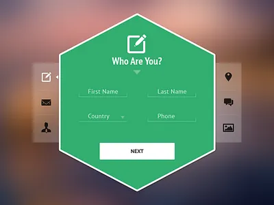 Clean Signup clean flat interface metro sign up ui user interface ux