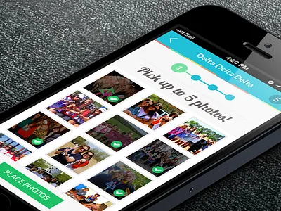 Stadium Lane - Image Selector 7 app colorful flat design ios ios7 iphone iphone app ui design ux design