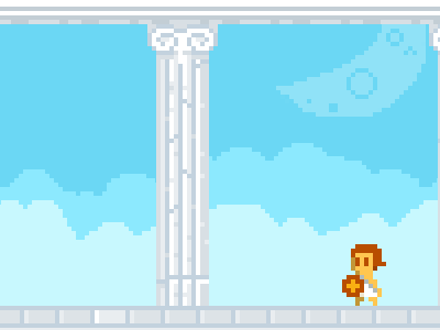 Mountain Temple Entrance 8 bit elliot quest game nes ouya retro videogame zelda zelda 2