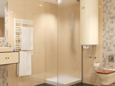 Bathroom 3d 3d render 3ds 3dsmax corona iray max oven product render product visualization render visualization