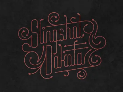Slingshot Dakota design type typography