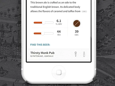 Bed of Nails (bottom) asheville beer brown ale ios7
