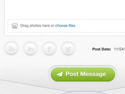 Share Envelope Detail box button envelope media publishing share skeu skeuomorphic skeuomorphism social text