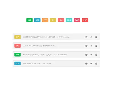 File formats aplication app colors elements file file formats flat formats icon peru webapp