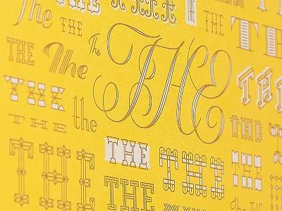 Fugue No. 1 in The design lettering screenprinting typography