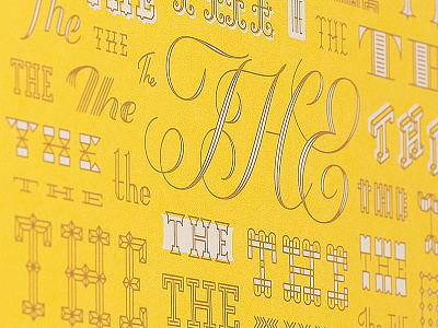 Fugue No. 1 in The design lettering screenprinting typography