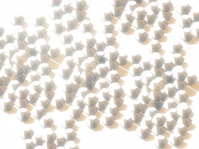 Hex Forest illustration isometric