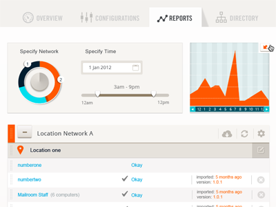 Dashboard Mockup-1 clean collapse dashboard expand flat interface menu minimal report sidebar simple ui