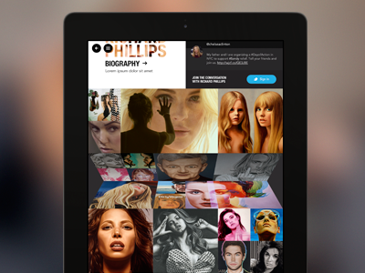Pinch to Expand Photo Gallery app gallery ipad