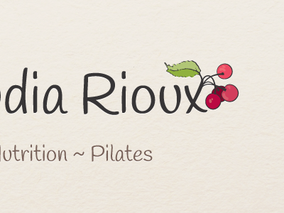Claudia Rioux Business Card & Logo Design branding business card illustration logo