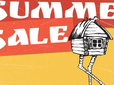 Summer Sale Banner announcement baba yaga banner email sale