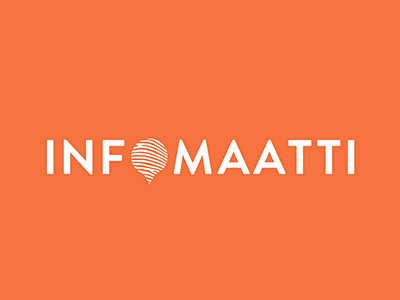 Infomaatti brand identity icon logo meom tukka