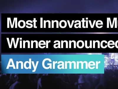 Winner announcement slide for OMAs mtv oma omas