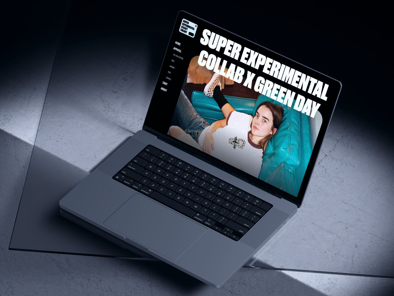 SEX Theory - Street Fashion Website 👕 clean clothing ecommerce fashion landing page lookbook online shop streetwear ui ux website