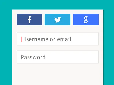 Prismatic Login buttons cursor flat form fields green ios iphone login prismatic