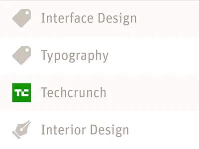 Side Nav flat icons ios menu mobile prismatic side menu side nav topics ui zebra pattern