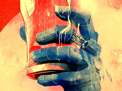 The World's End alternative art beer cheers design digital fan film graphic illustration movie poster