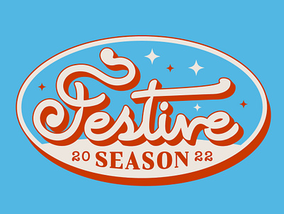 Festive Lettering branding design doodle festive holidays illustration lettering logo typography vector