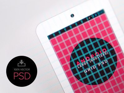 Android Design Grid Template PSD - Large (800 x 1280) - Vector 1280x800 800x1280 android android 4.2 design google nexus 7 grid jelly bean large motorola xoom 2 samsung galaxy note vector