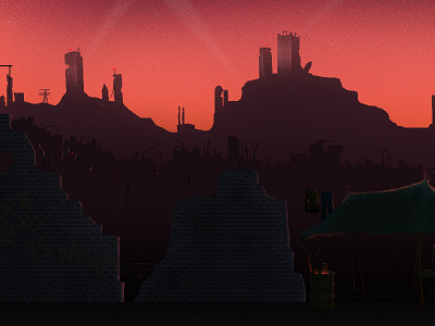 Even More Apocalypse Level apocalypse bricks buildings city destruction end of the world future pixel press rubble skyline zombies