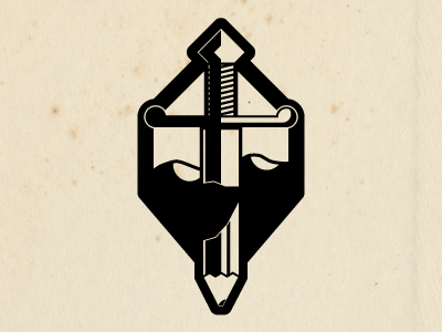 WIP: "Freelance Wordsmith" Logo Concept #1 logo wip work in progress