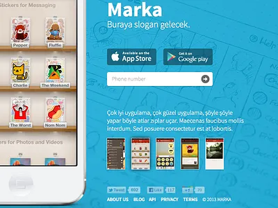 mobile application landing page app buy iphone landing landing page mobil mobile application sell store tamplate template