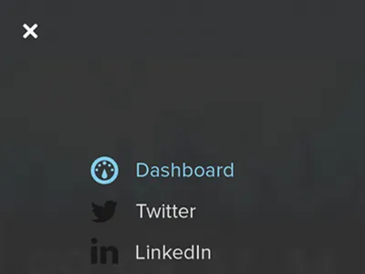 Rally Menu (.gif) animation app gif icons menu nav overlay ui