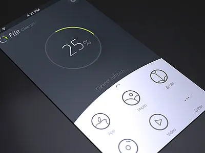 File Cleaner app china icon iphone mvben ui