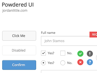 Powdered UI - Download download freebie powdered ui ui kit