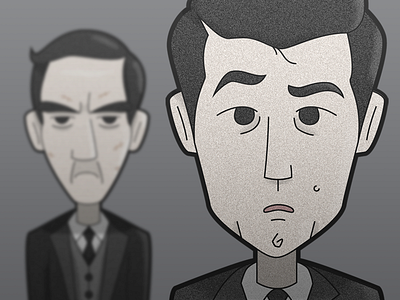 Arsenic & Old Lace bobblehead figure film illustration texture