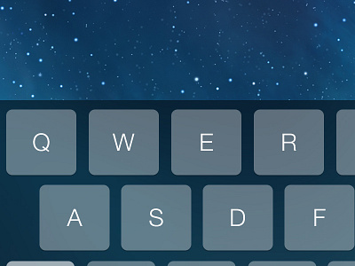 iOS 7 Dark Keyboard download freebie ios ios7 keyboard psd
