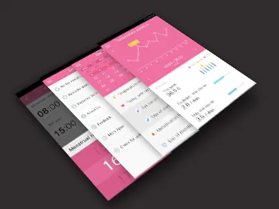 Prepare pregnant App aap andriod flat pregnant prepare ui