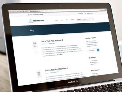 Blog & Sidebar articles blog blog posts listings meta posts sidebar subscribe web design website widgets wordpress