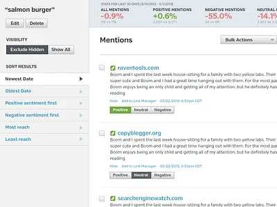 Social Monitor ui web app webapp