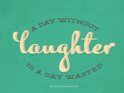 Positivity Project #25 deming kewl script poster typography vintage