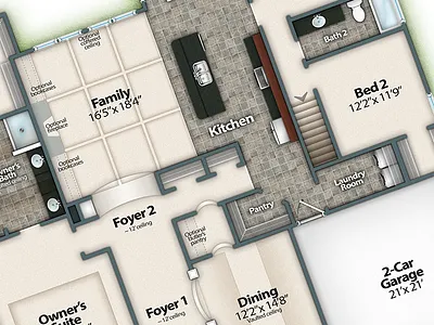 Floorplan Illustration architecture design floor plan floorplan illustration rendering