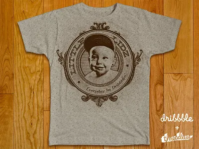 Little Lidz apparel branding gangster hat logo money retro type typography vintage