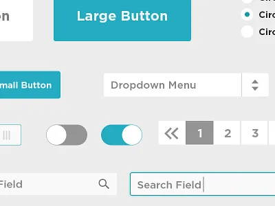 Ui Kit Blue Flat flat form freebie photoshop ui ui kit
