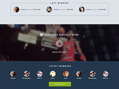Betting Portal - landing page betting dart117 flat style gambling site portal web flat design