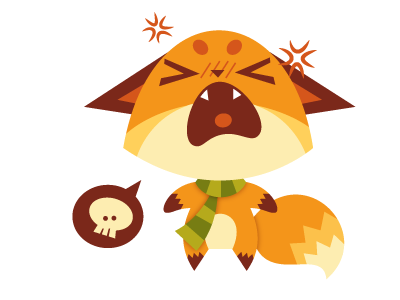 Foxes Final character design vector