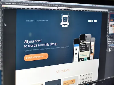 AppExecute Page app appexecute flat header iphone launch retina
