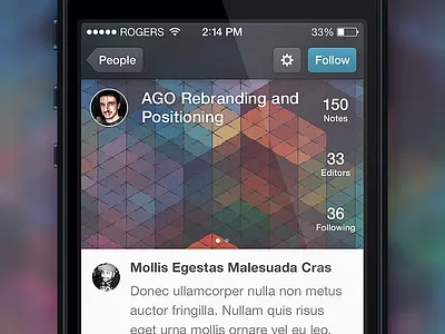 Experimenting with iOS 7 app blue clean flat interface ios ios7 iphone pilot ui user interface ux