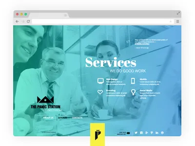 Panic Station Coming Soon Page clean coming soon html under construction