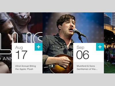 Responsive Events calendar event responsive