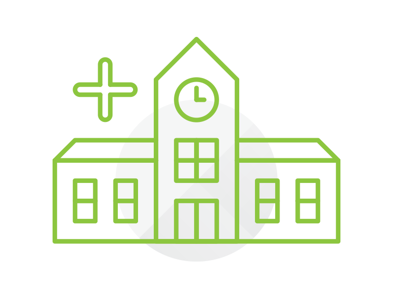 3 icons (gif) brochure circle flat green icon thin